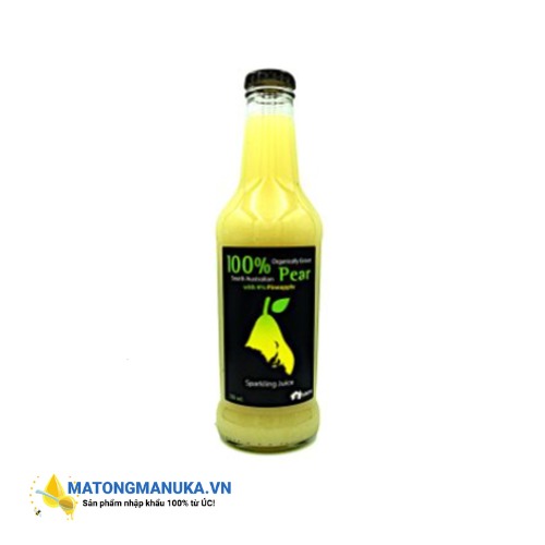 Nuoc ep le va dua huu co nguyen chat co ga 330ml