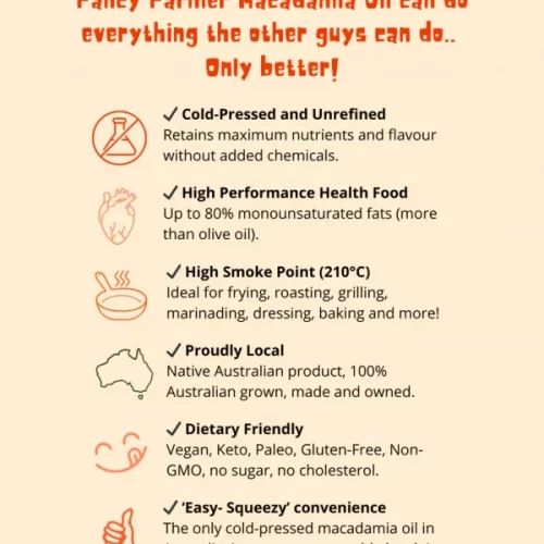 Dầu macca ép lạnh Fancy Farmer 500ml Úc dau macca ep lanh fancy farmer 500ml1