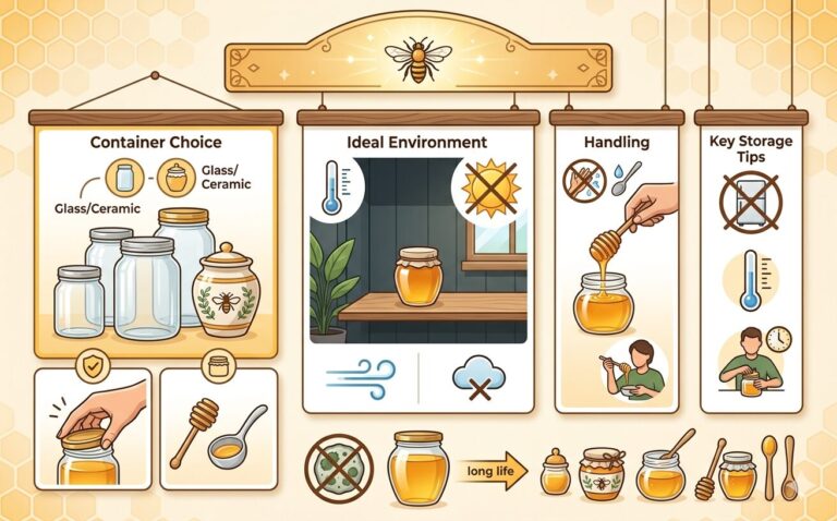cách bảo quản mật ong đúng cách
