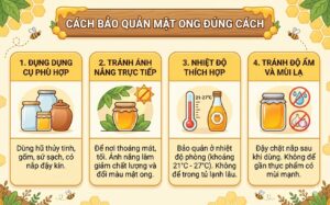 cach bao quan mat ong