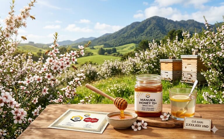 Mật Ong Manuka 15+ Là Gì? Công Dụng, Cách Dùng Và Giá Bán Mới Nhất