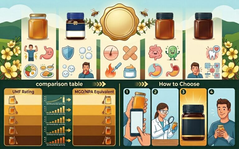 Mật Ong Manuka 20+ Là Gì? Công Dụng, Cách Dùng Và Sự Thật Bạn Cần Biết