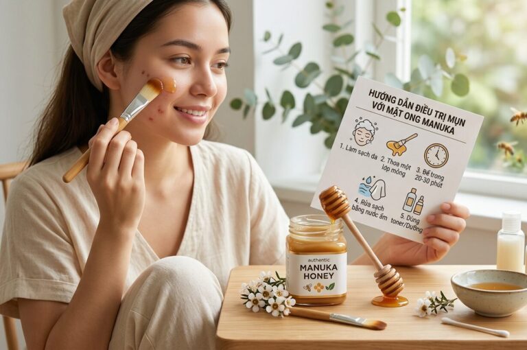 Mật Ong Manuka Trị Mụn Có Thật Sự Hiệu Quả Không? Hướng Dẫn Chi Tiết Từ Chuyên Gia Da Liễu