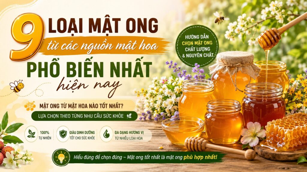 mat ong tu cac loai hoa
